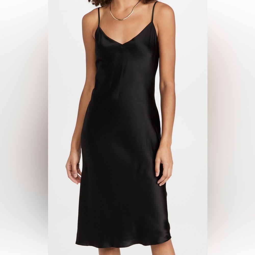 Black L’agence Slip Dress. Size 8.